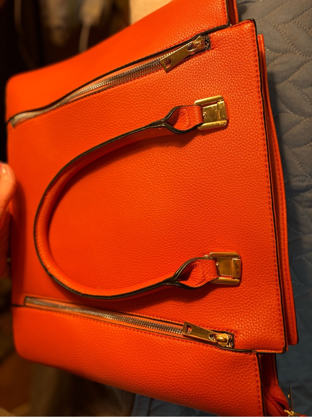 3pc.TOTE,FULLwallet&Sml B-pack,Gold hrdwre - BAG CHARMS NOT included, sold sep. - Picture 7 of 14
